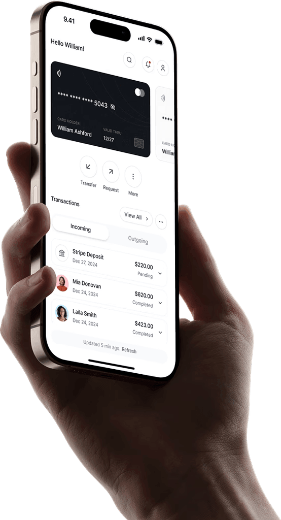 Finansal uygulama görseli